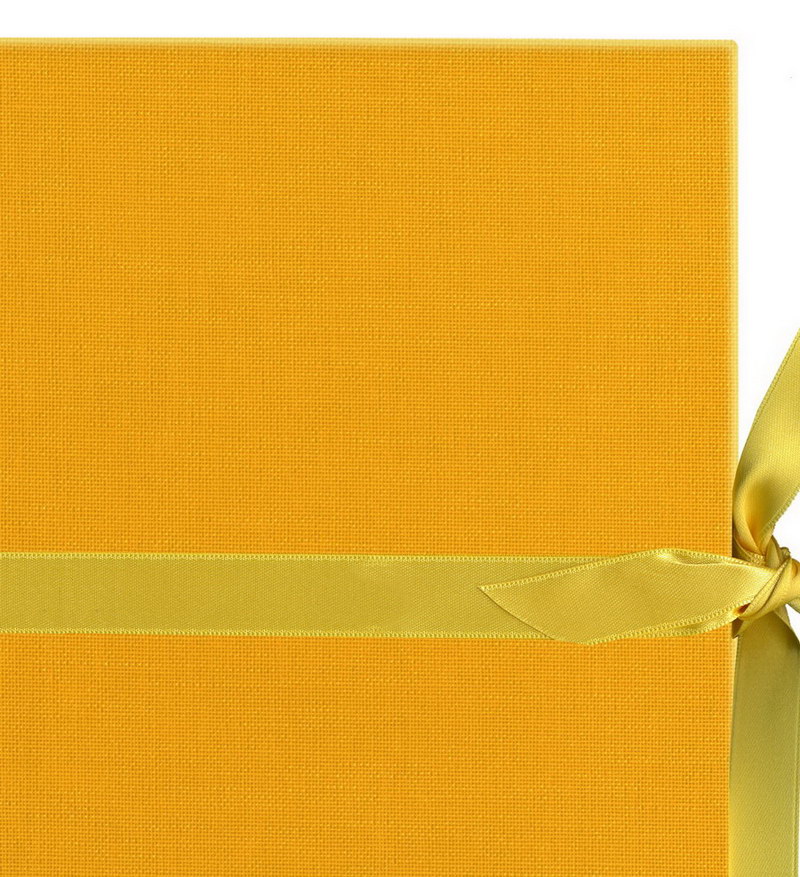 Leporello-Einbanddeckel, 2 tlg. mit Satinschleife "Brillianta"