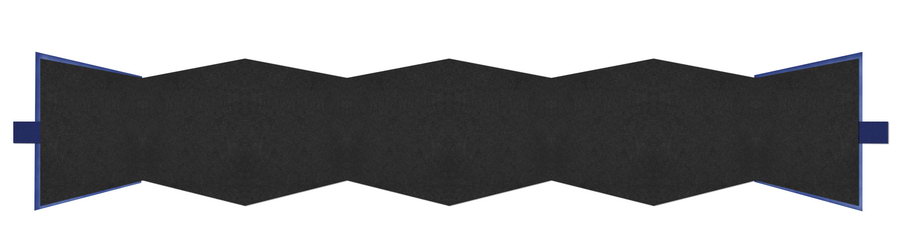 Kurz-Leporello mit Satinschleife Serie "Daniel Original"