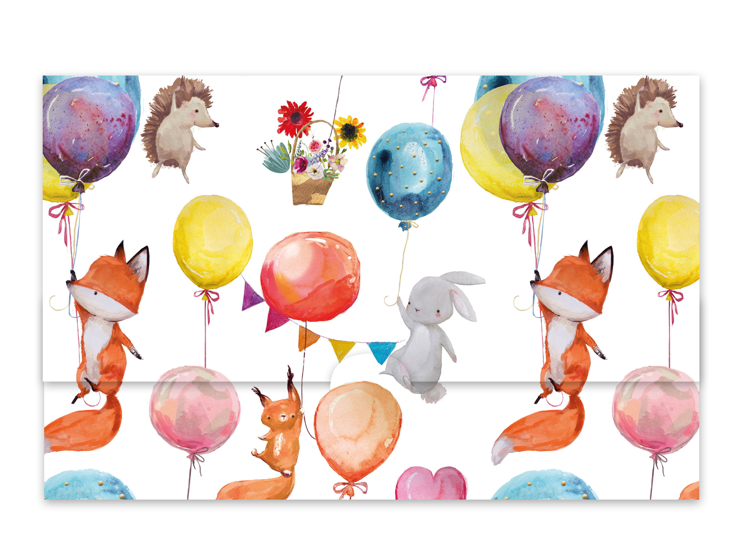 Schutzumschläge für Bilder 20x30 cm Motiv "Ballons"