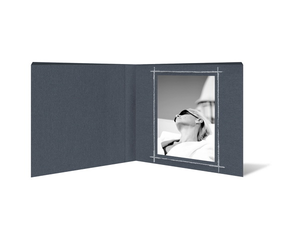 Fotobuch "Deko" 21x21 cm anthrazit satiniertes Papier
