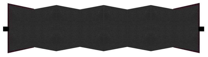 Kurz-Leporello mit Satinschleife Serie "Moiré"