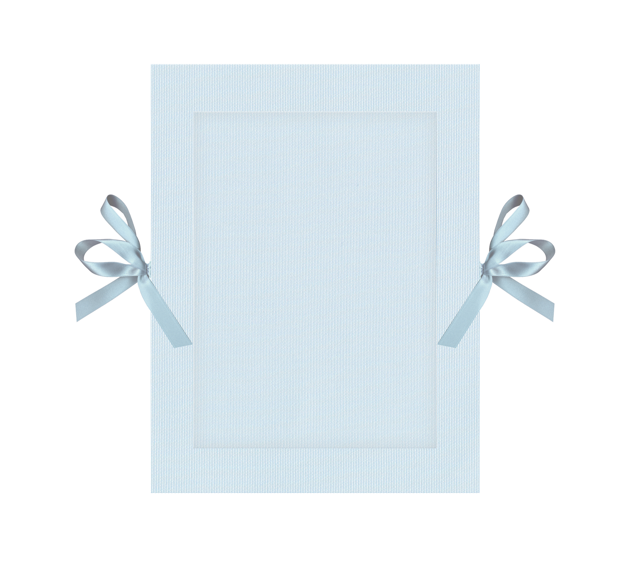 Kurz-Leporello mit Satinschleife Serie "Moiré Delux"