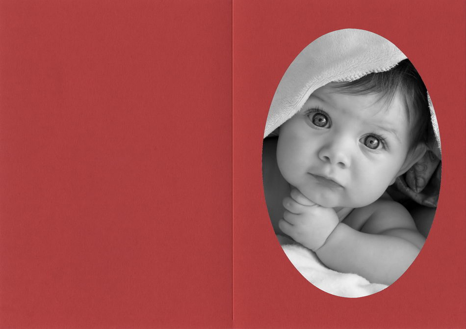 10 Stück Passepartoutkarte 2-fach