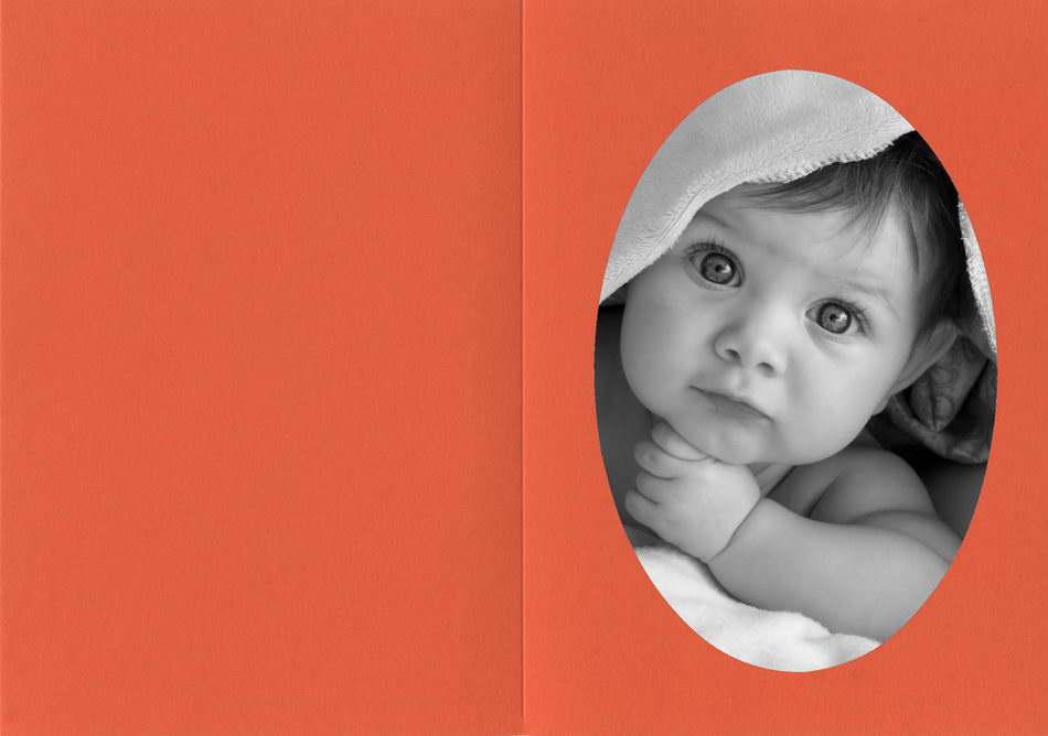 10 Stück Passepartoutkarte 2-fach