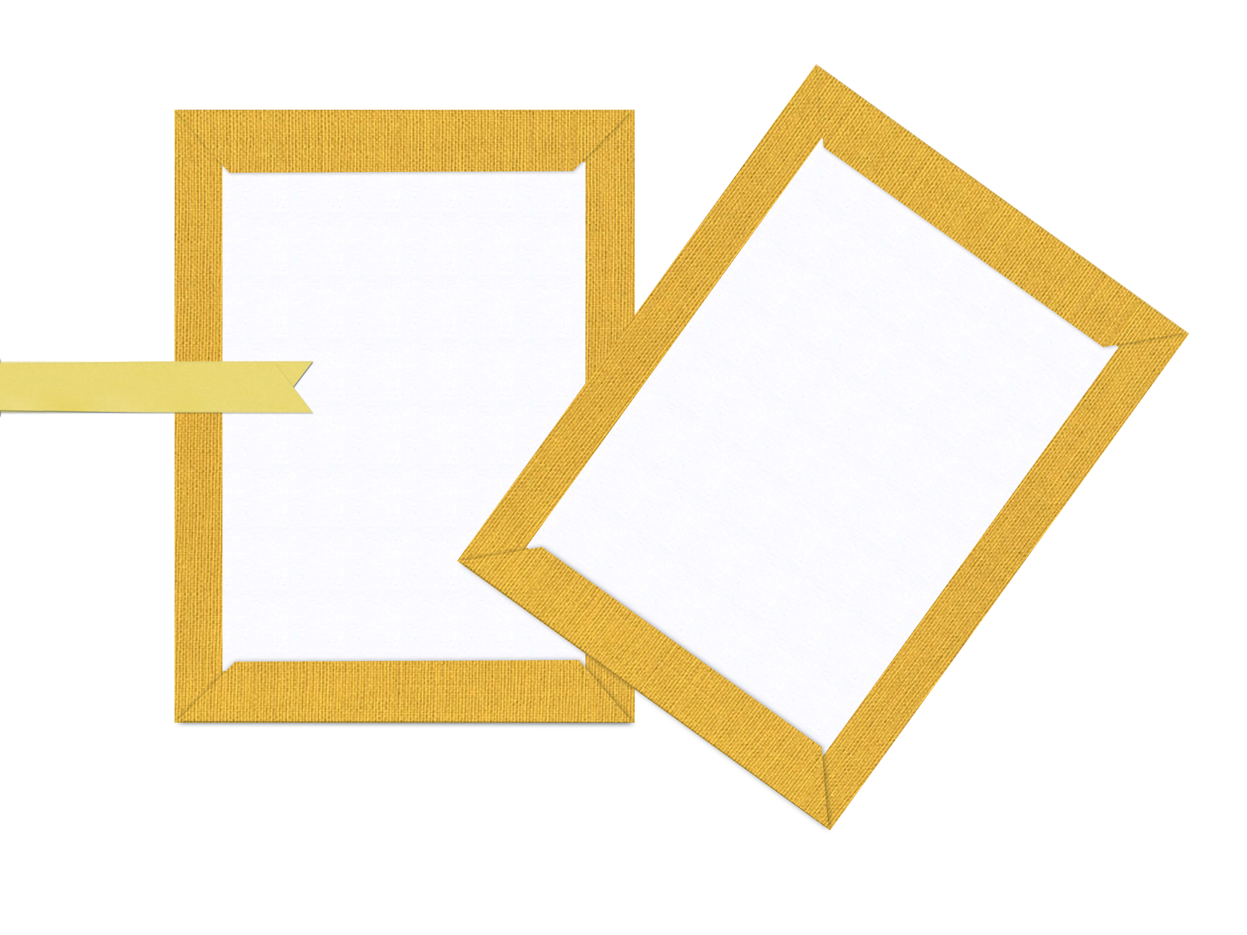 Leporello-Einbanddeckel, 2 tlg. mit Satinschleife "Brillianta"
