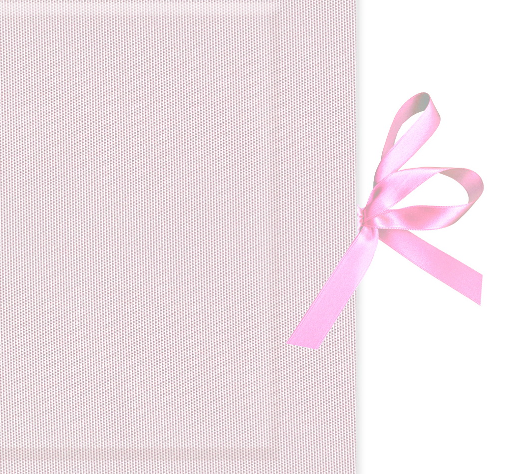 Kurz-Leporello mit Satinschleife Serie "Moiré Delux"