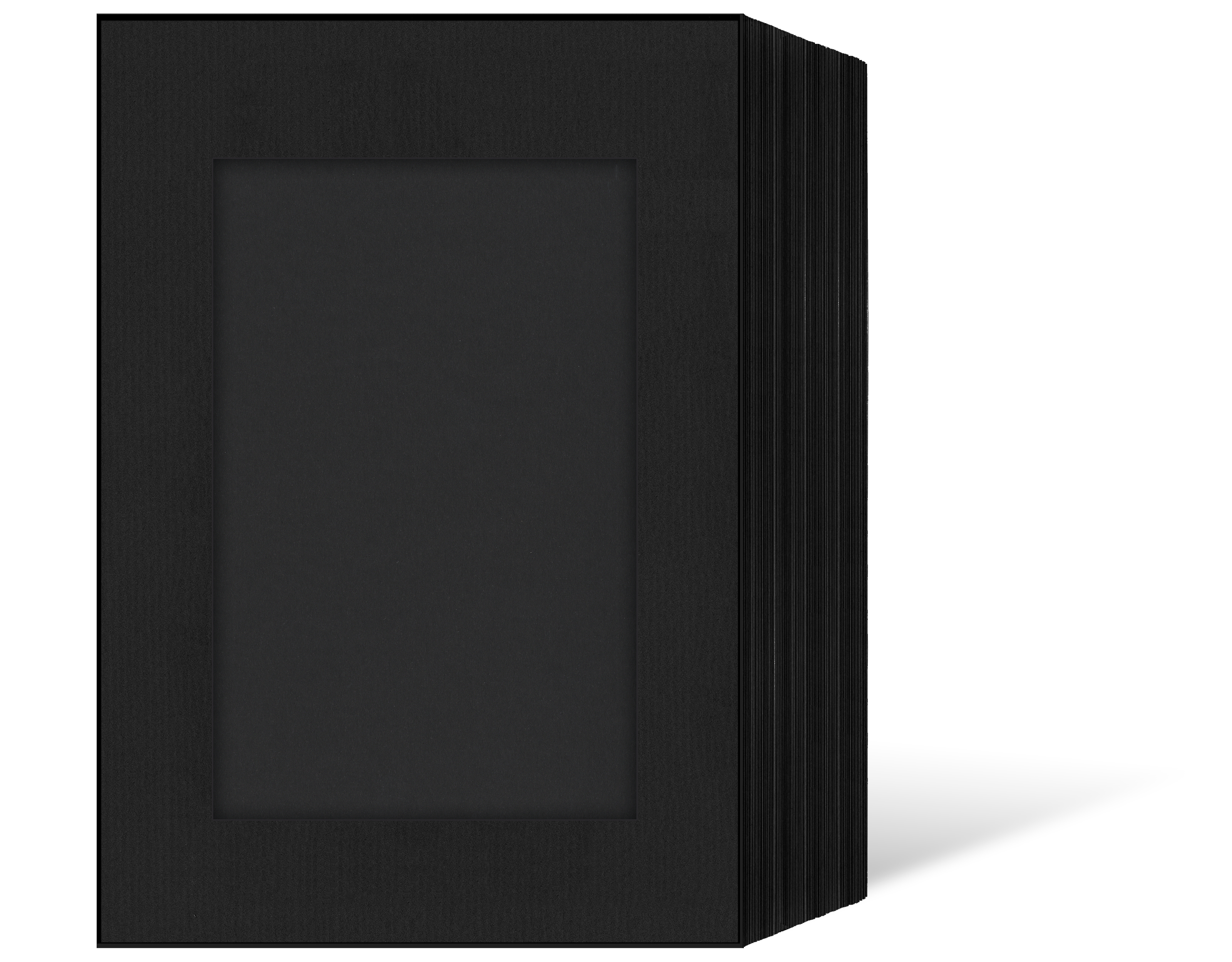 Endlosleporello für 10x15 cm - schwarz - schwarz gerippte Maske - 100 Teile