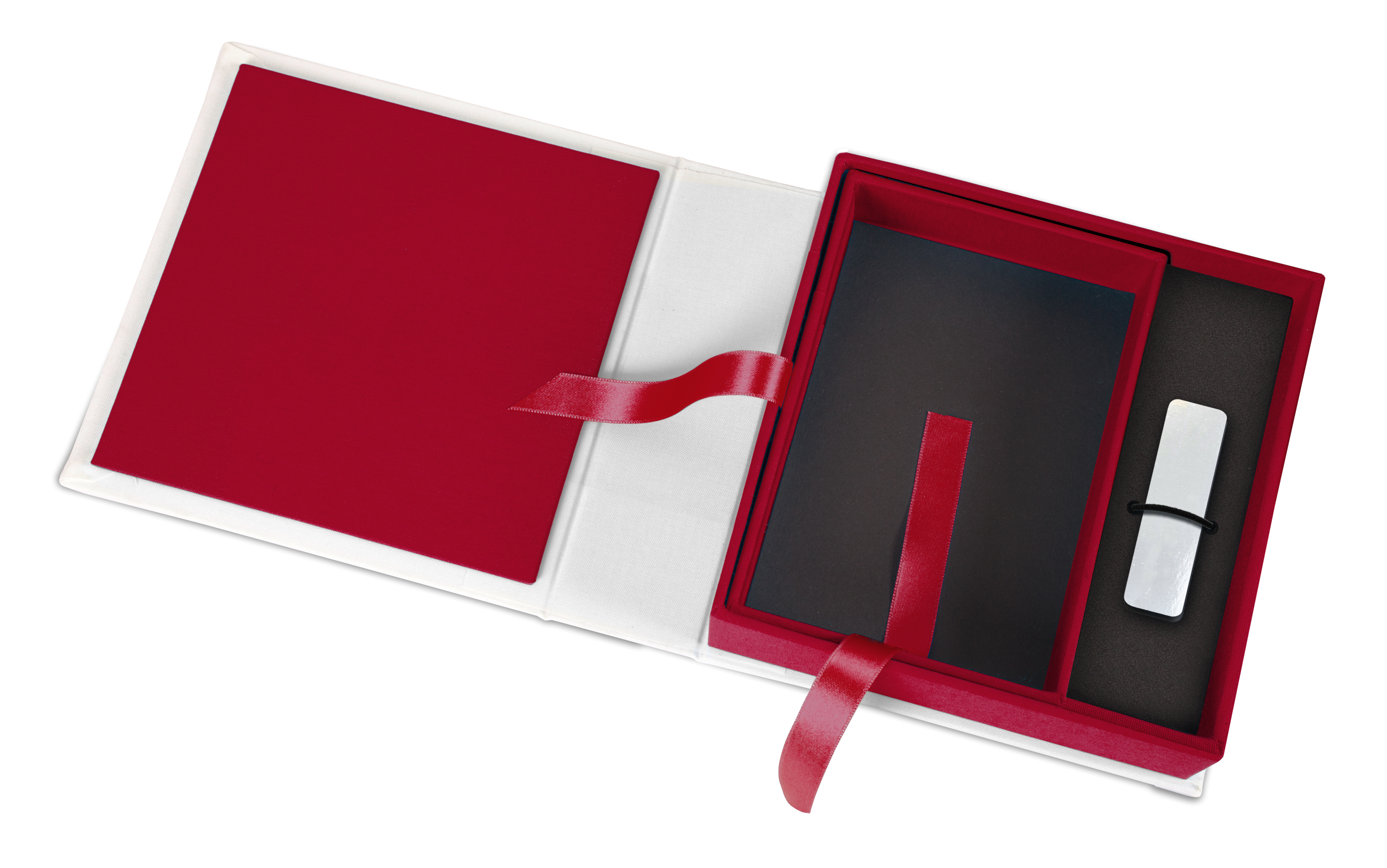 Print & USB-Flash-Drive Box für 13x18 cm Fotos & sämtliche USB-Stick Größen