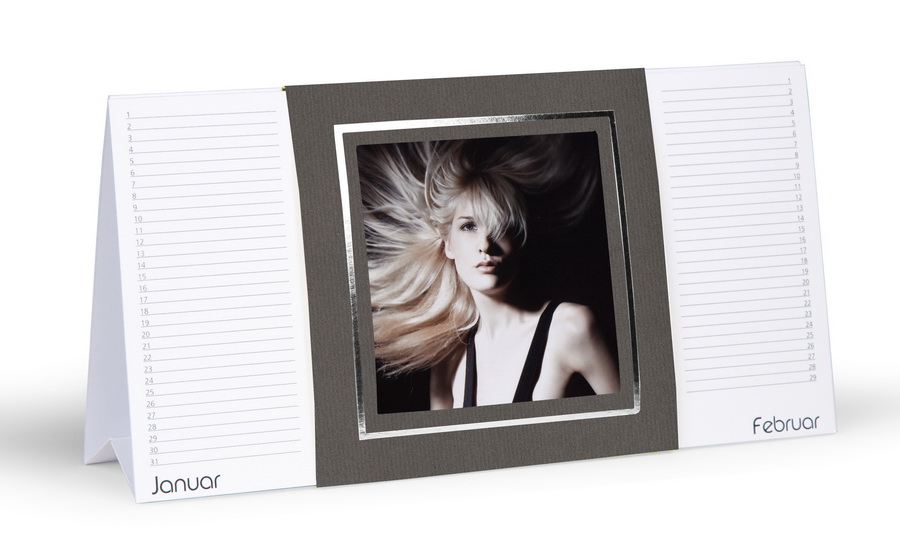 Momentum Fotokalender Litra2 10.5x21.5 grau silber offset