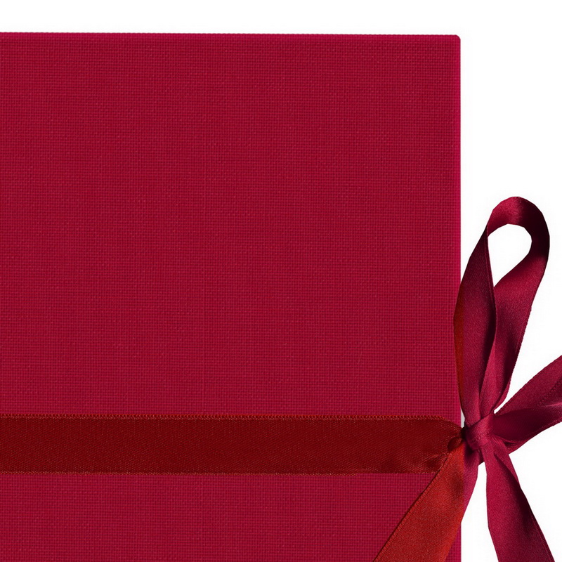 Kurz-Leporello mit Satinschleife Serie "Brillianta"