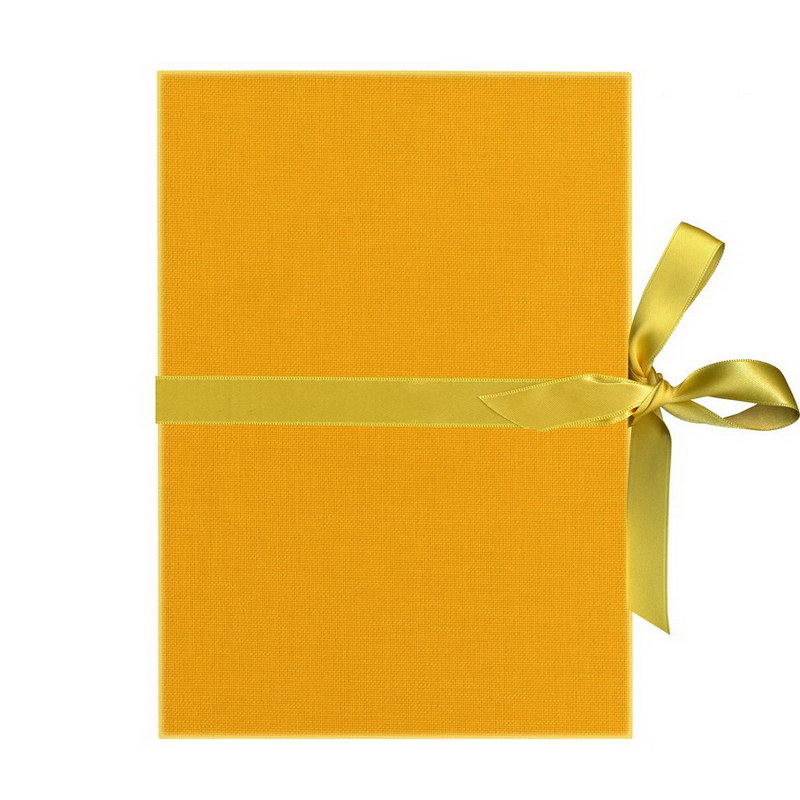 Leporello-Einbanddeckel, 2 tlg. mit Satinschleife "Brillianta"