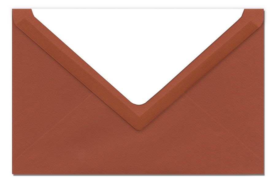 Umschlag zino Terracotta 12x18 cm 100g/m²