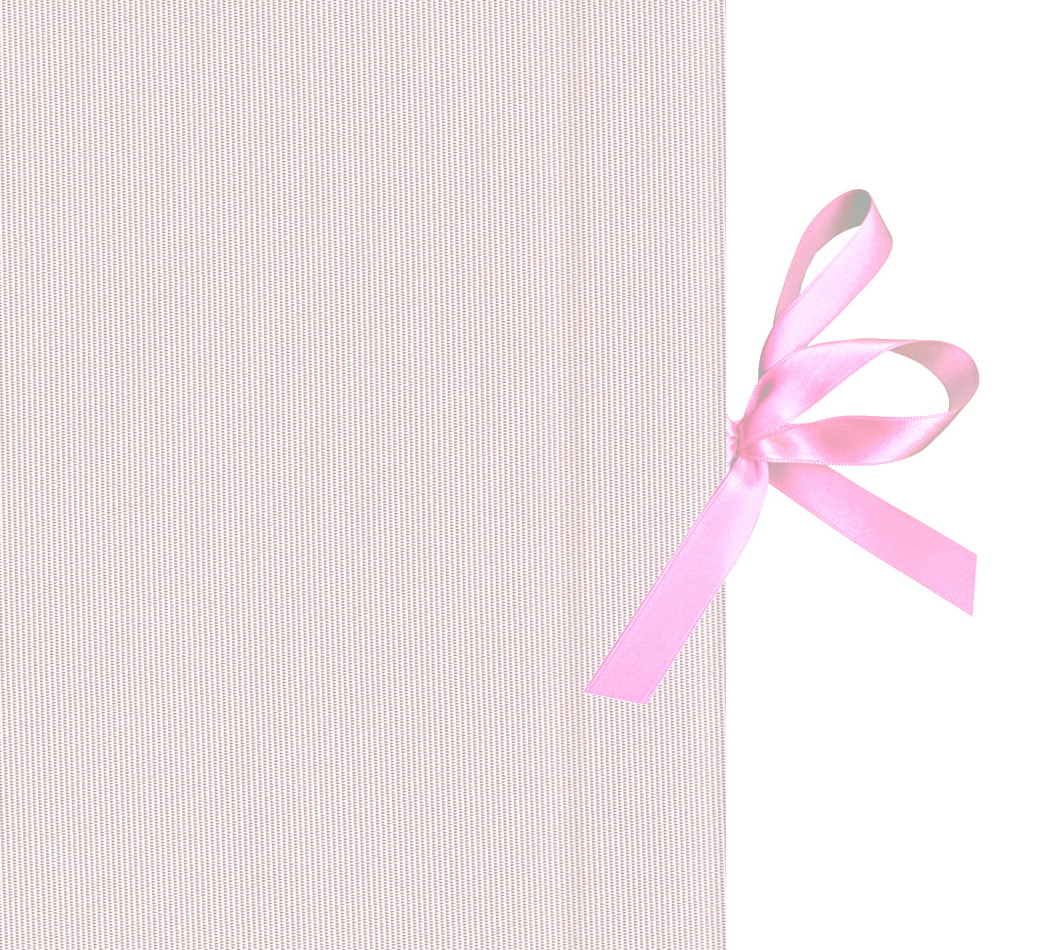 Kurz-Leporello mit Satinschleife Serie "Moiré Delux"