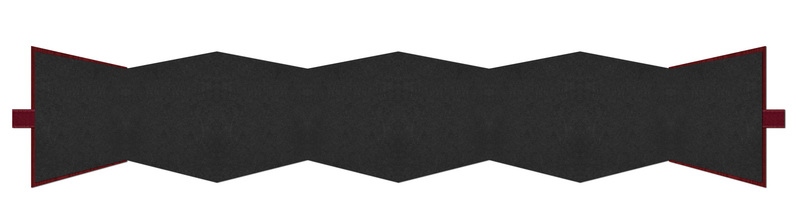 Kurz-Leporello mit Satinschleife Serie "Moiré"