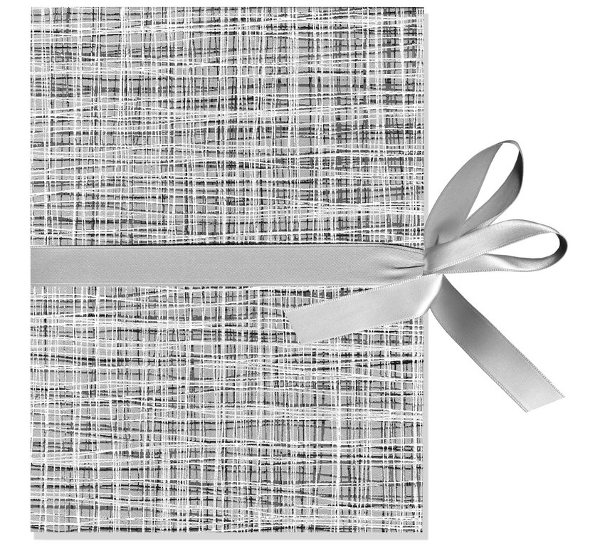 Leporello-Einbanddeckel, 2 tlg.+ Schleife "70's" - Auslaufmodell