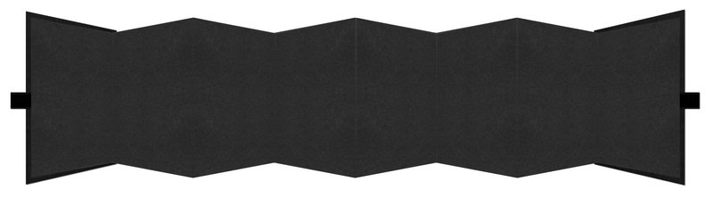 Kurz-Leporello mit Satinschleife Serie "Moiré"