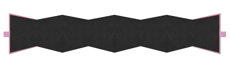 Leporello-Einbanddeckel, 2 tlg. mit Satinschleife "Moiré Deluxe"