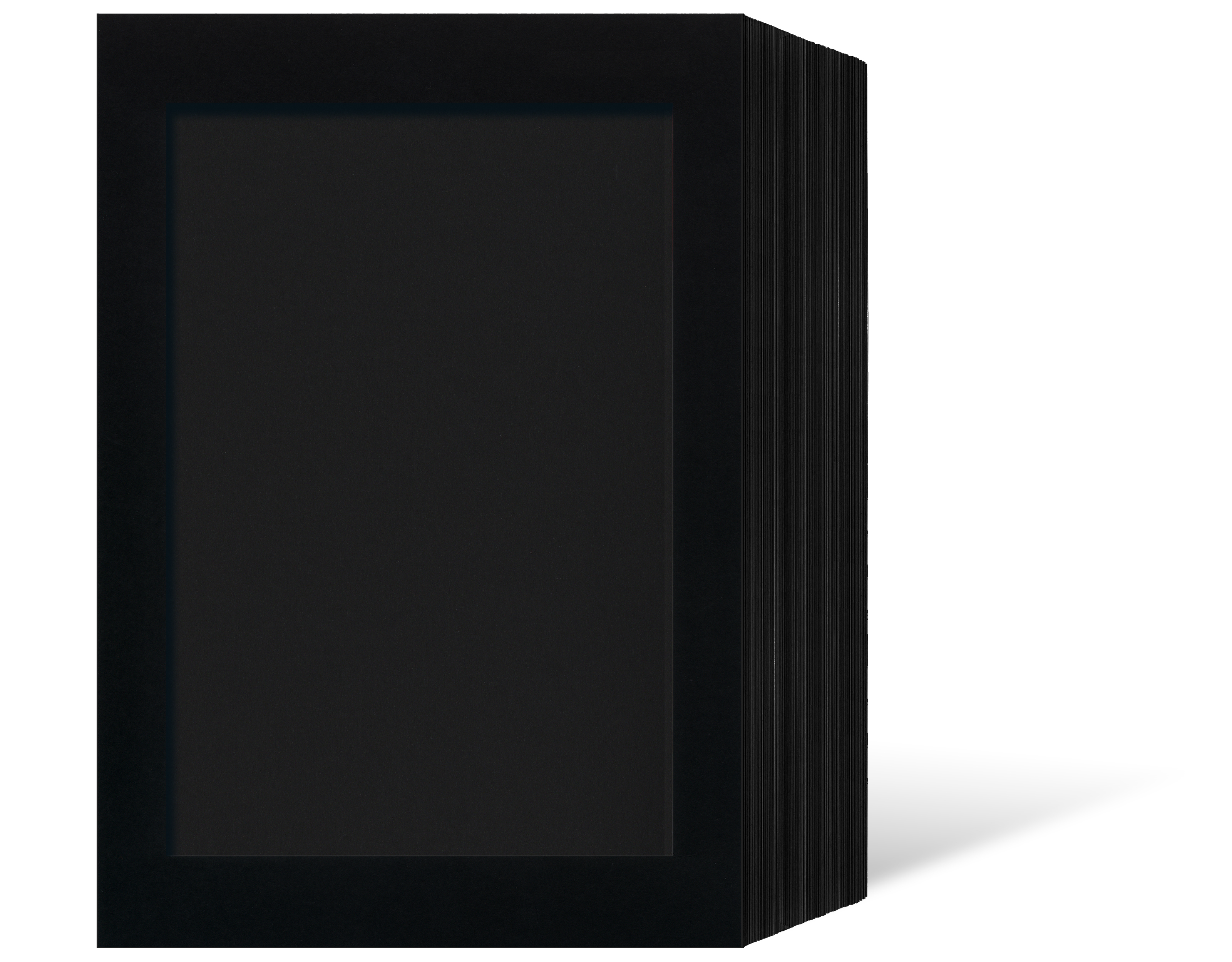 Endlosleporello  für 20x30 cm - schwarz - schwarze matte Maske - ohne Rand - 50 Teile