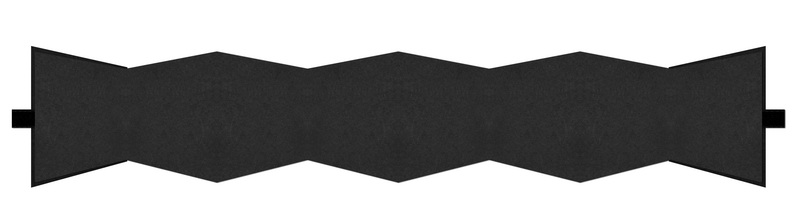 Kurz-Leporello mit Satinschleife Serie "Moiré Delux"