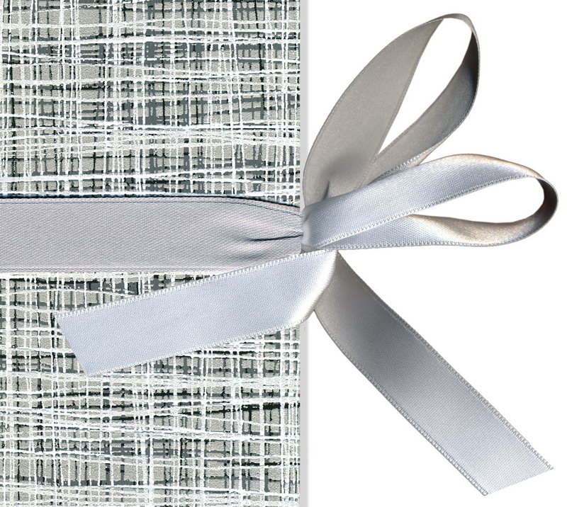 Kurz-Leporello mit Satinschleife Serie "70's" - Auslaufmodell