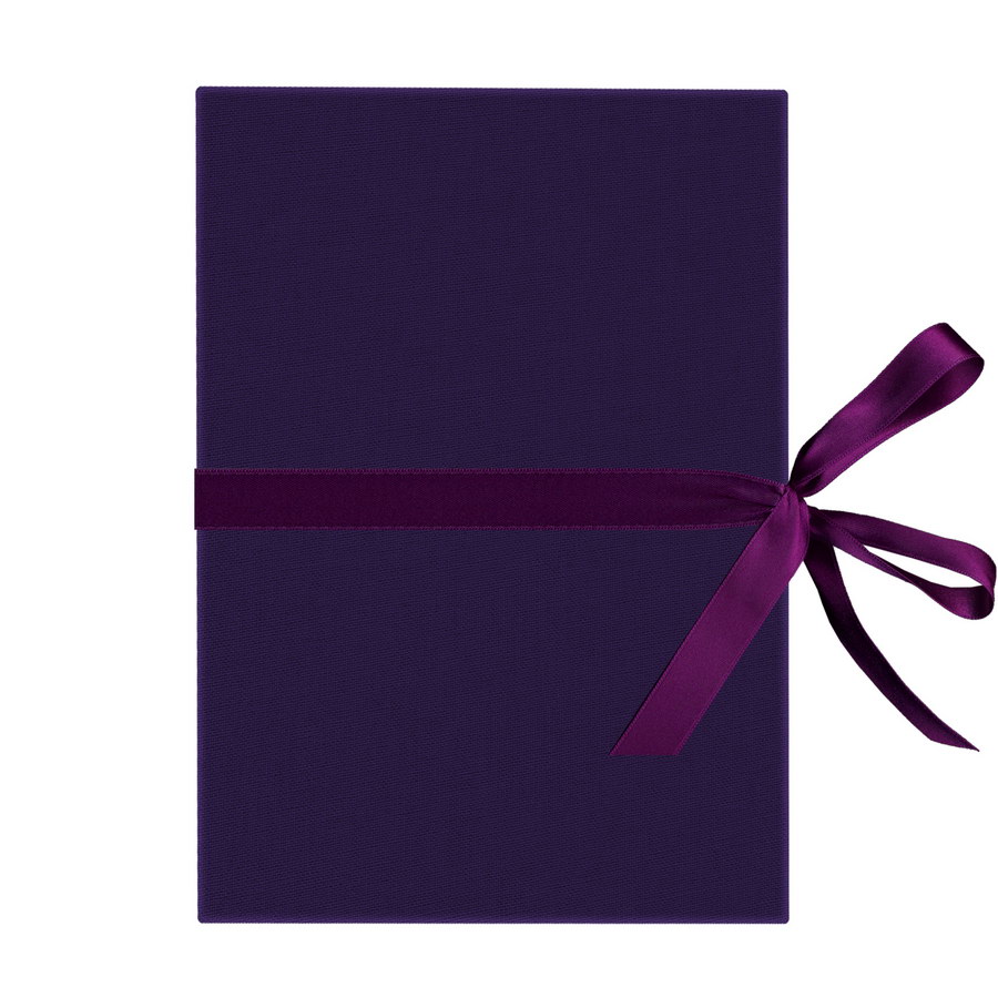 Kurz-Leporello mit Satinschleife Serie "Brillianta"