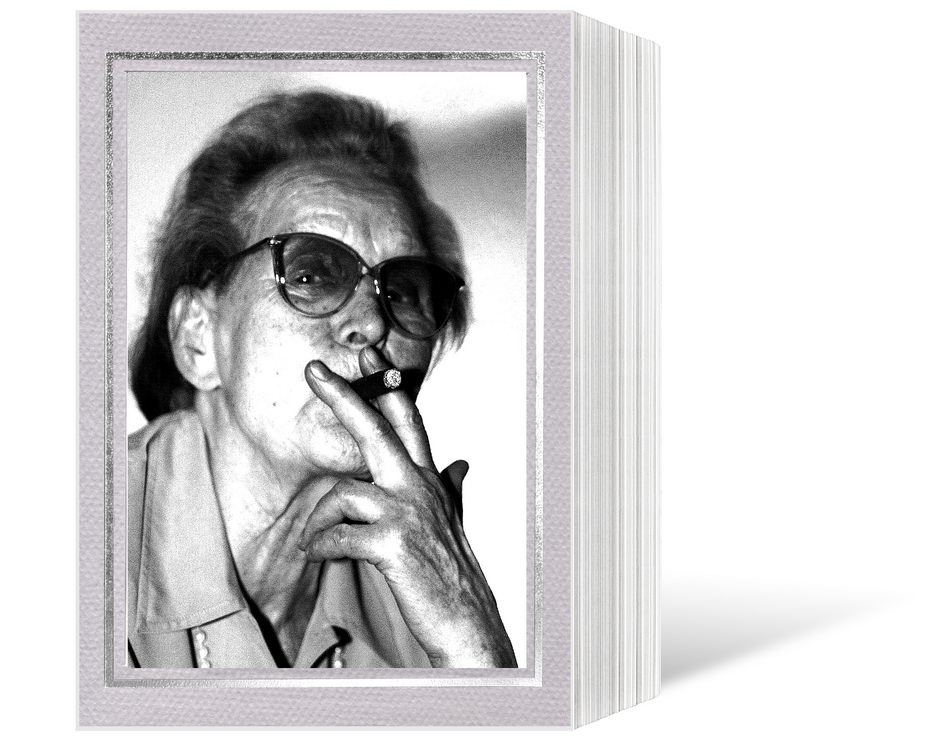 Endlosleporello für 13x18 cm - weiß - grau filzgeprägte Maske - Silberrand - 100 Teile