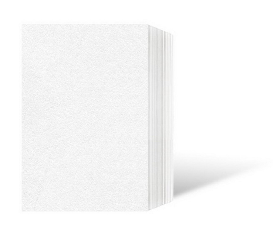 Leporello-Unterlage für 18x24 cm / für 15x20 cm - weiß - 50 Teile