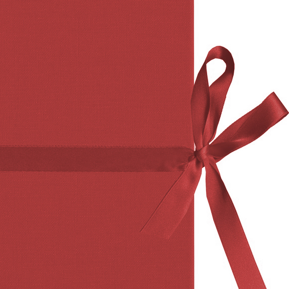 Leporello-Einbanddeckel, 2 tlg. mit Satinschleife "Brillianta"