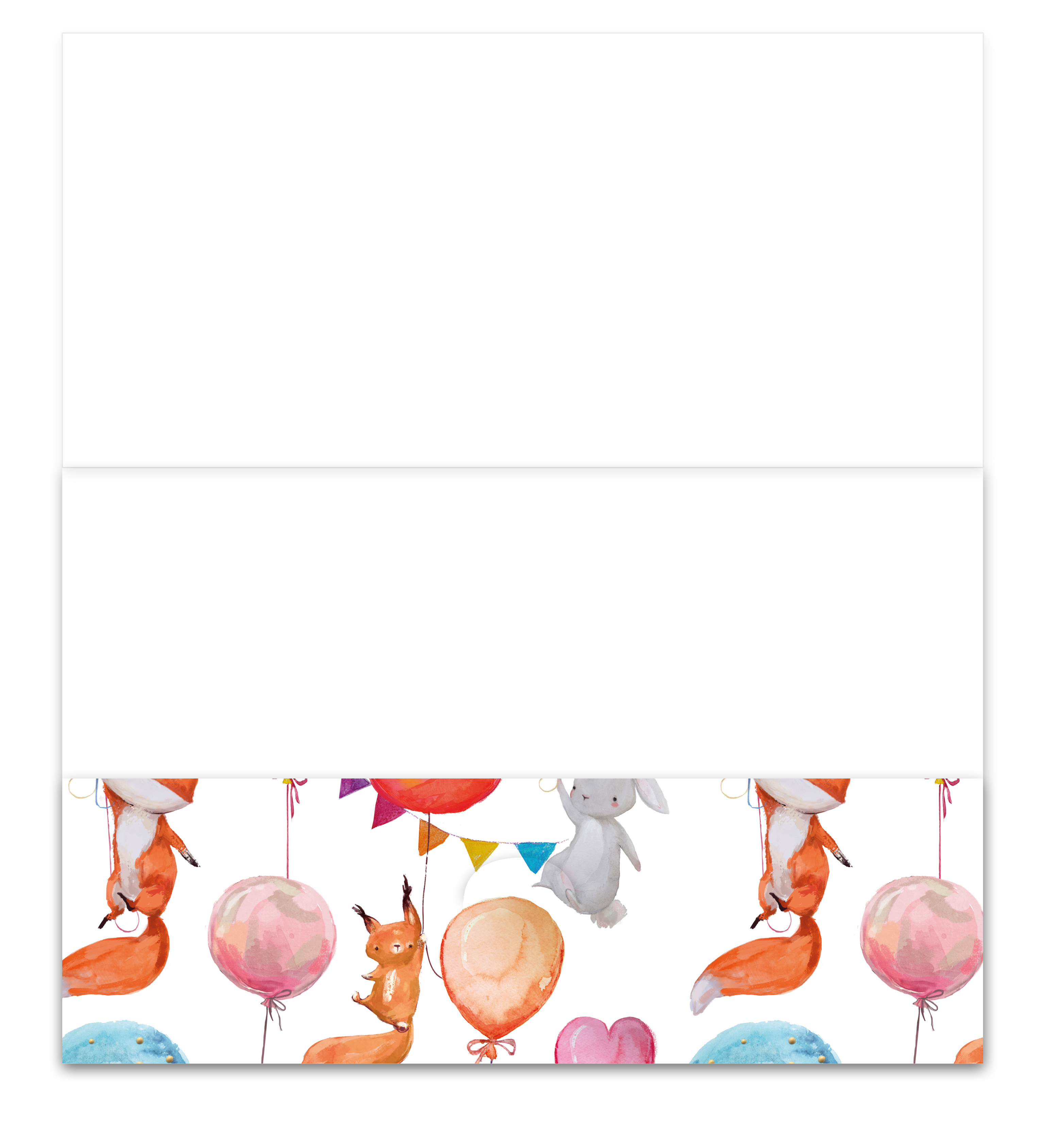 Schutzumschläge für Bilder 20x30 cm Motiv "Ballons"