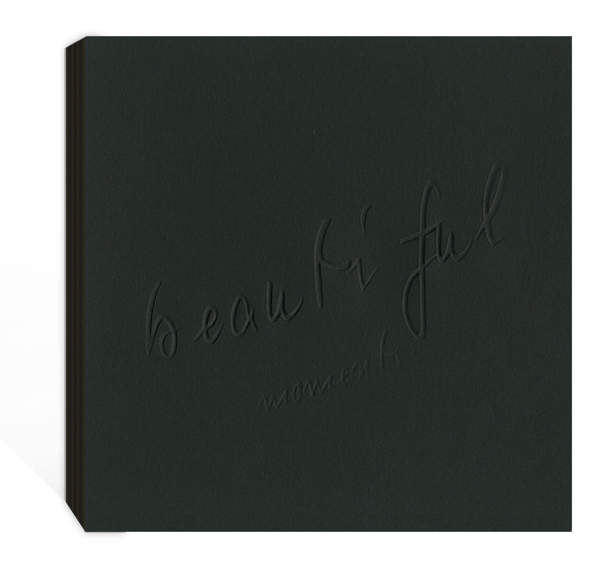 Fotobuch "Deko" 21x21 cm schwarz mattes Papier Fotobuch "Deko" 21x21 cm schwarz mattes Papier