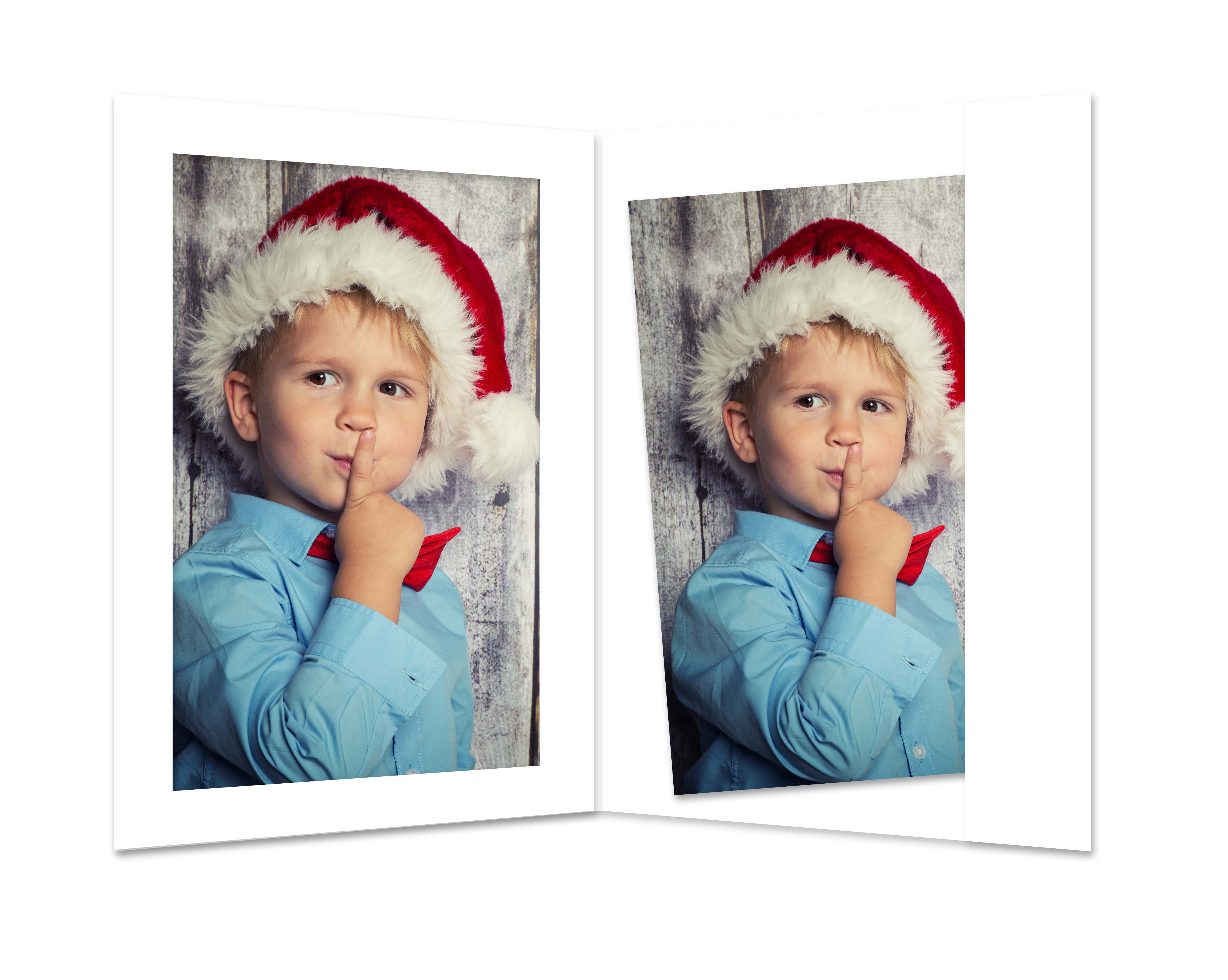 Portraitmappe mit Tasche für 13x18 cm - Motivdruck Tannenbaum International