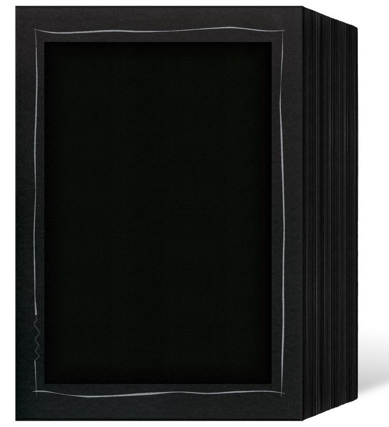 Endlosleporello 13x18 cm 100 Teile schwarz Tuscherand
