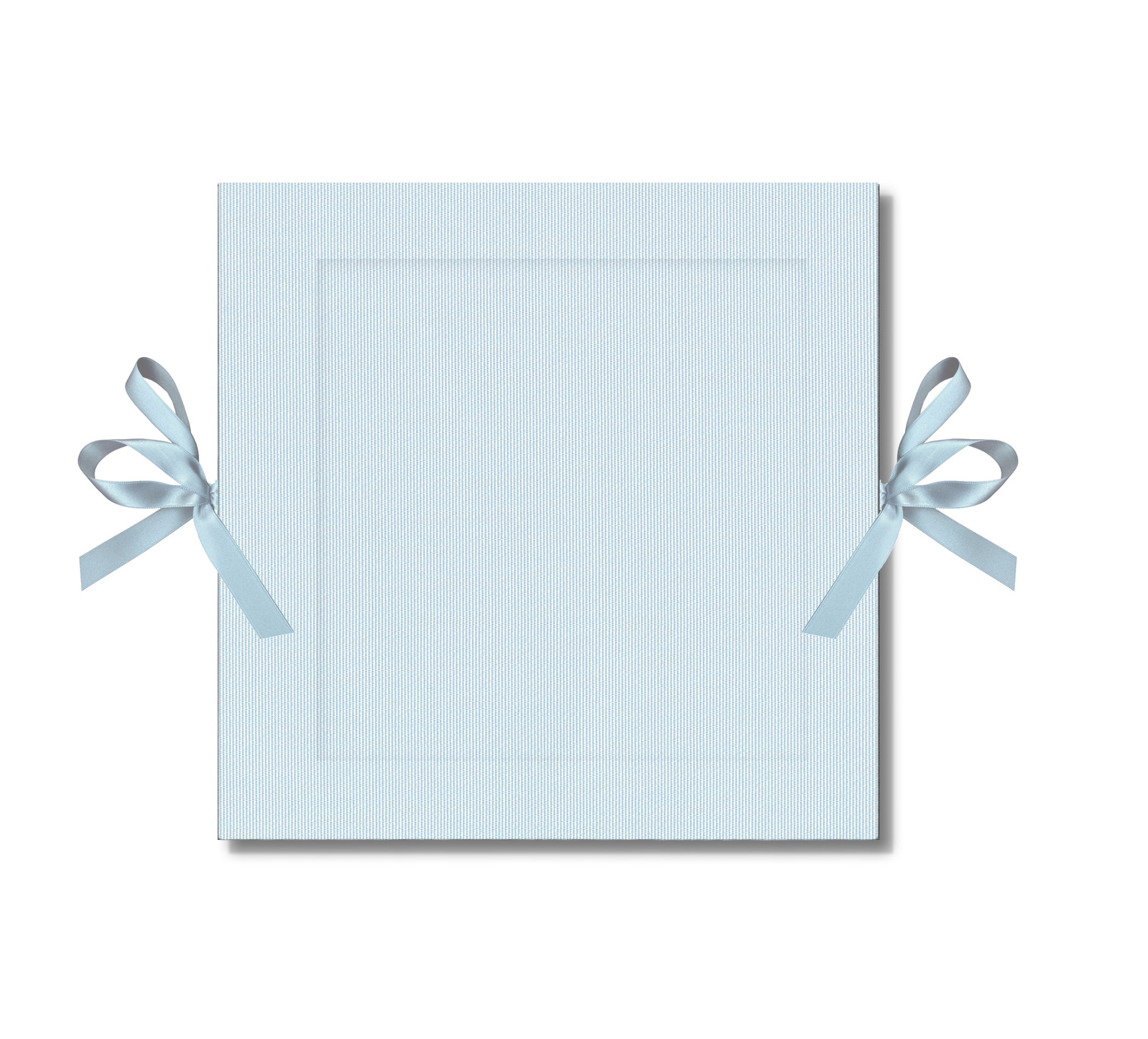 Kurz-Leporello mit Satinschleife Serie "Moiré Delux"