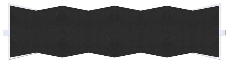 Leporello-Einbanddeckel, 2 tlg. mit Satinschleife "Moiré"