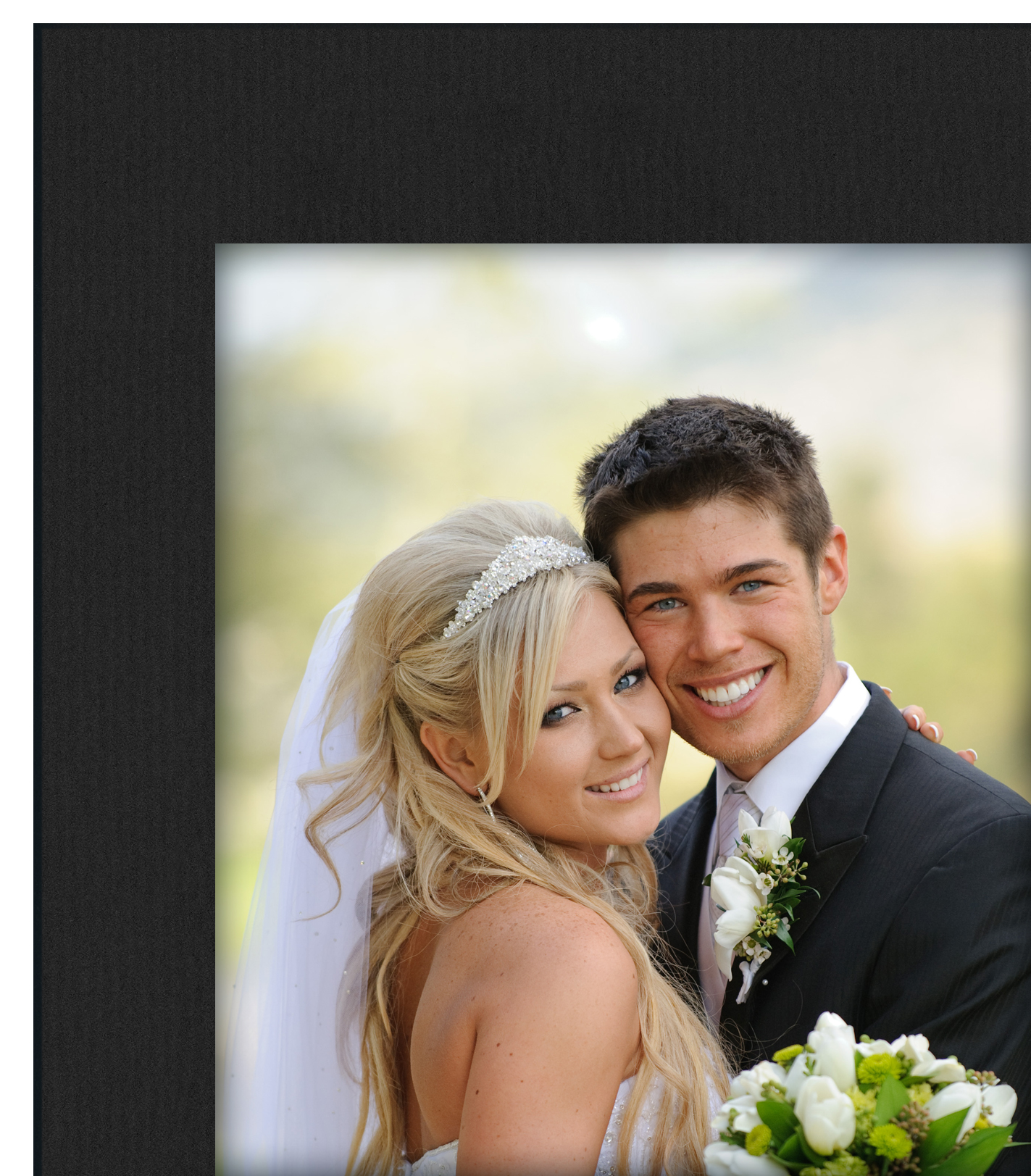 Endlosleporello für 13x19 cm - schwarz - schwarz gerippte Maske - 100 Teile