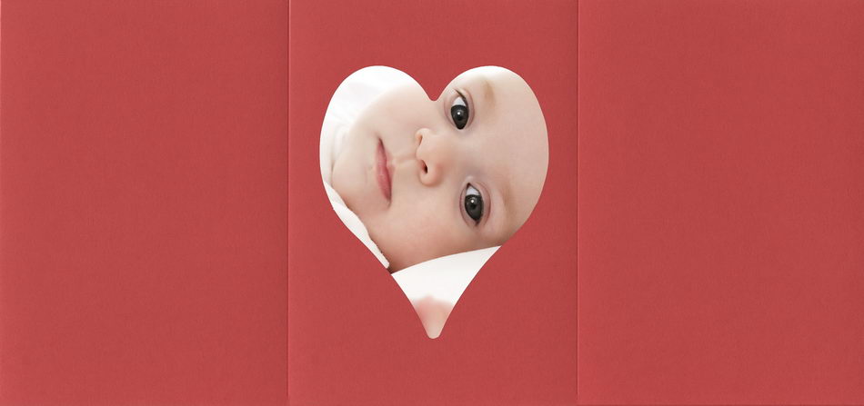 10 Stück Passepartoutkarte 3-fach