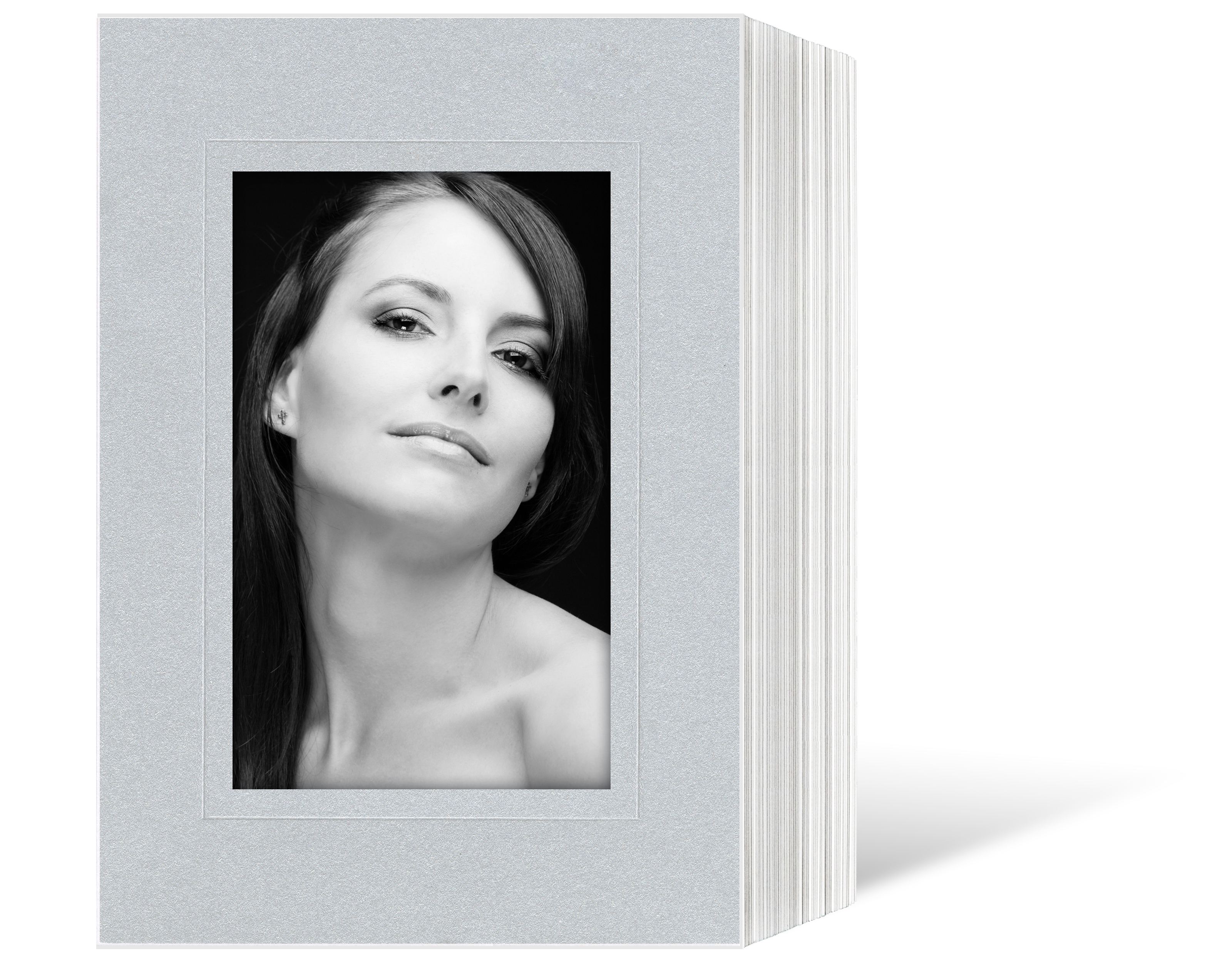 Endlosleporello für 10x15 cm - weiß - silber satinierte Maske - Blindprägung -100 Teile Endlosleporello für 10x15 cm - weiß - silber satinierte Maske - Blindprägung -100 Teile