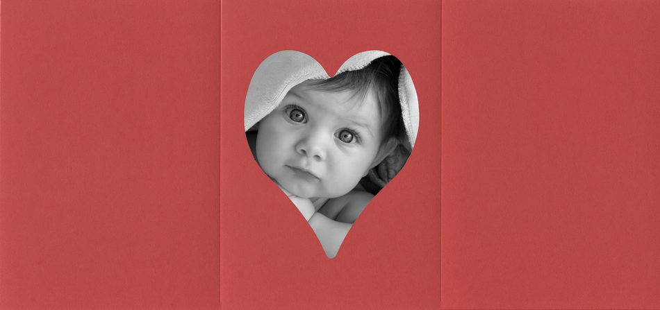 10 Stück Passepartoutkarte 3-fach